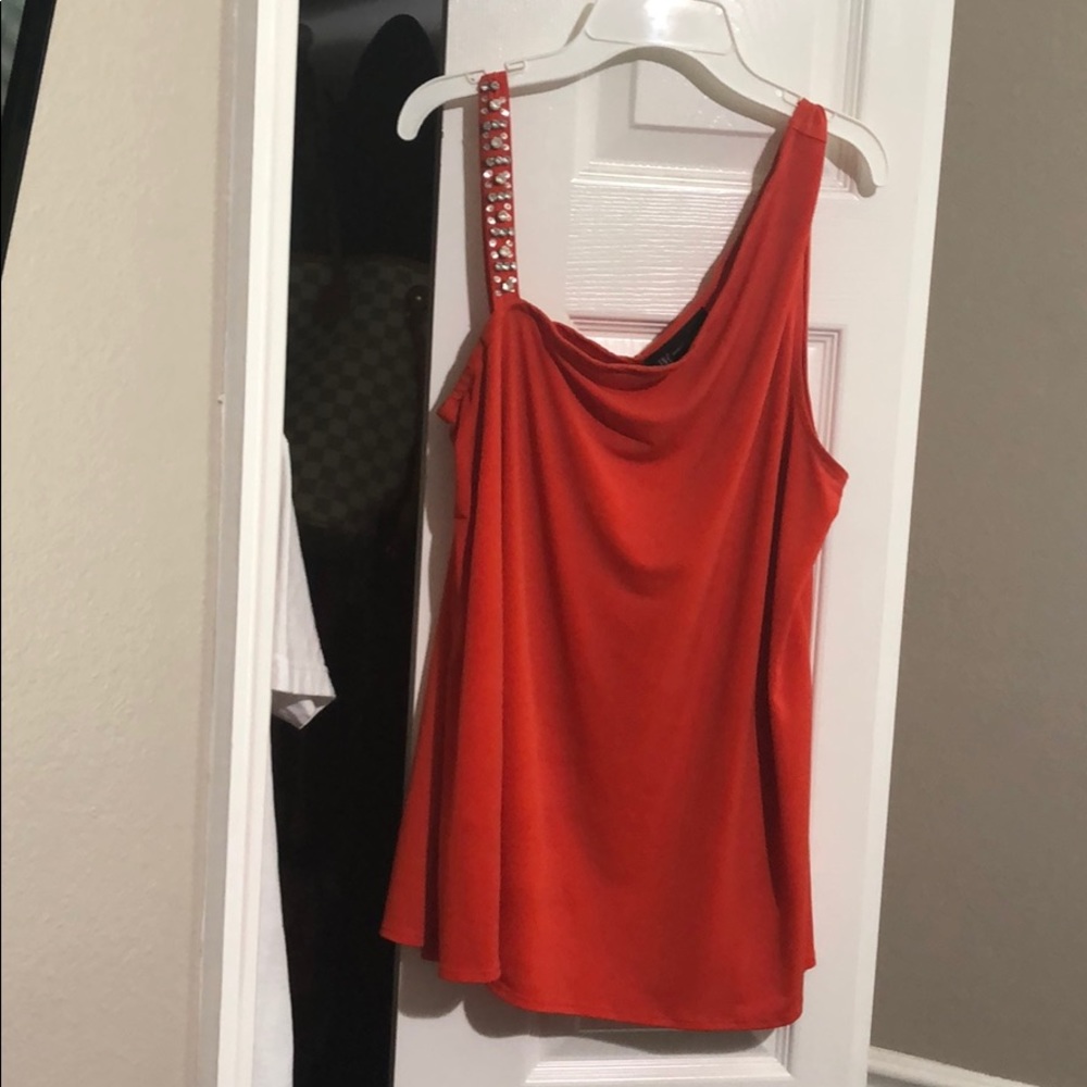 Dark orange Tee